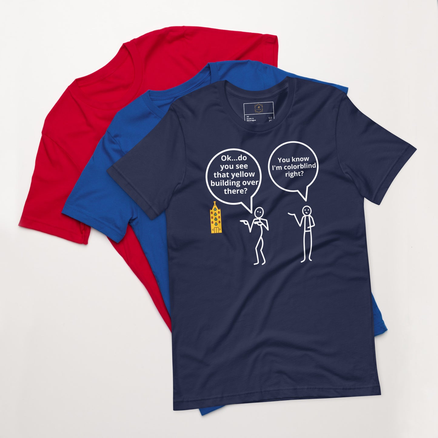 Stick Joke Unisex t-shirt