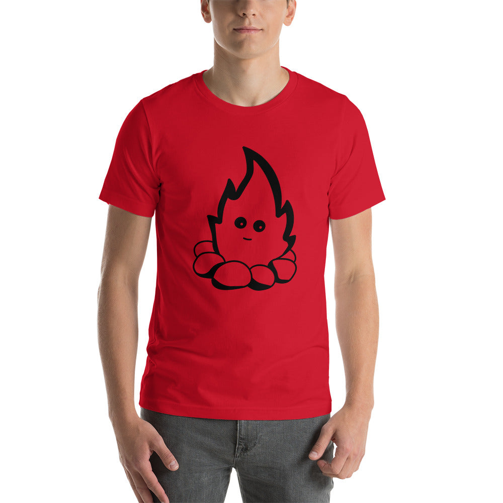 Fire Dude Unisex t-shirt Red/White