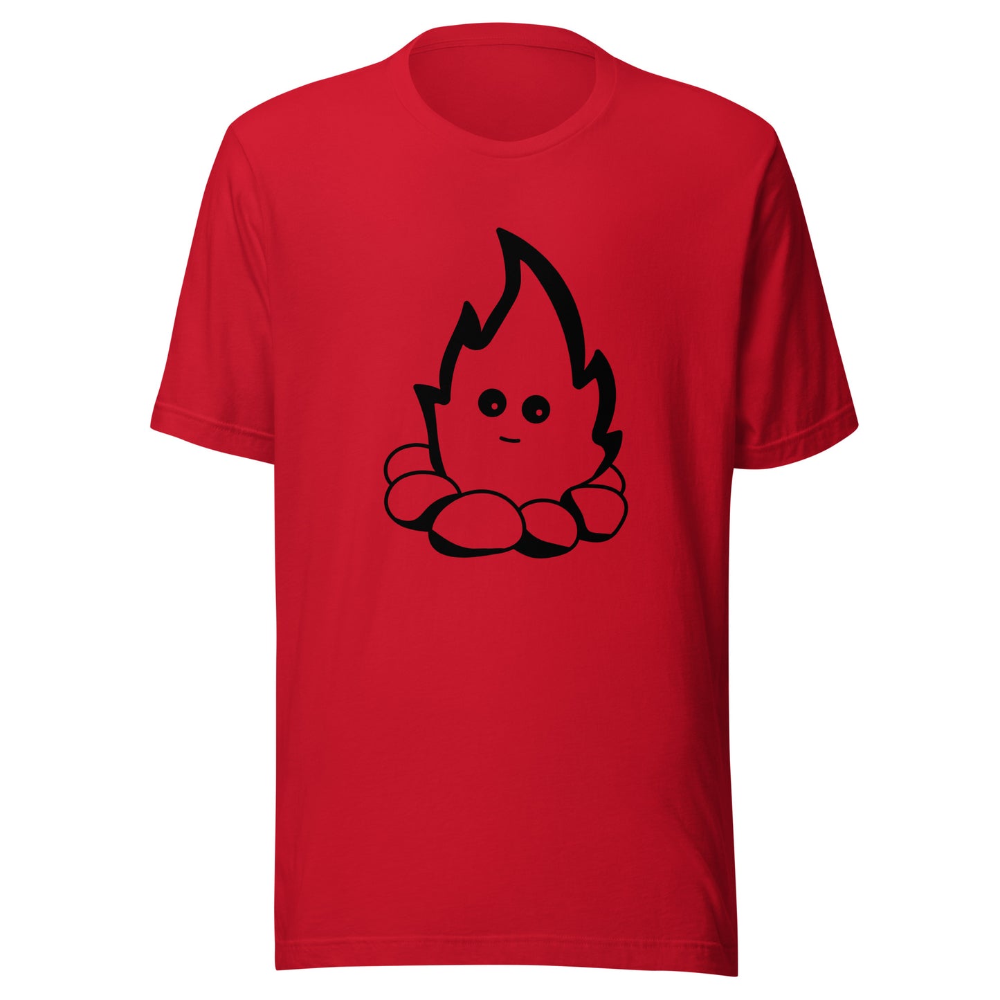 Fire Dude Unisex t-shirt Red/White