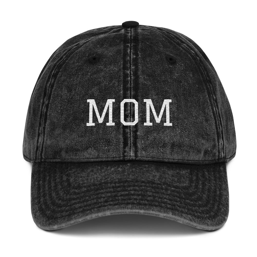 Vintage Cotton Twill Mom Cap By Caps Junction