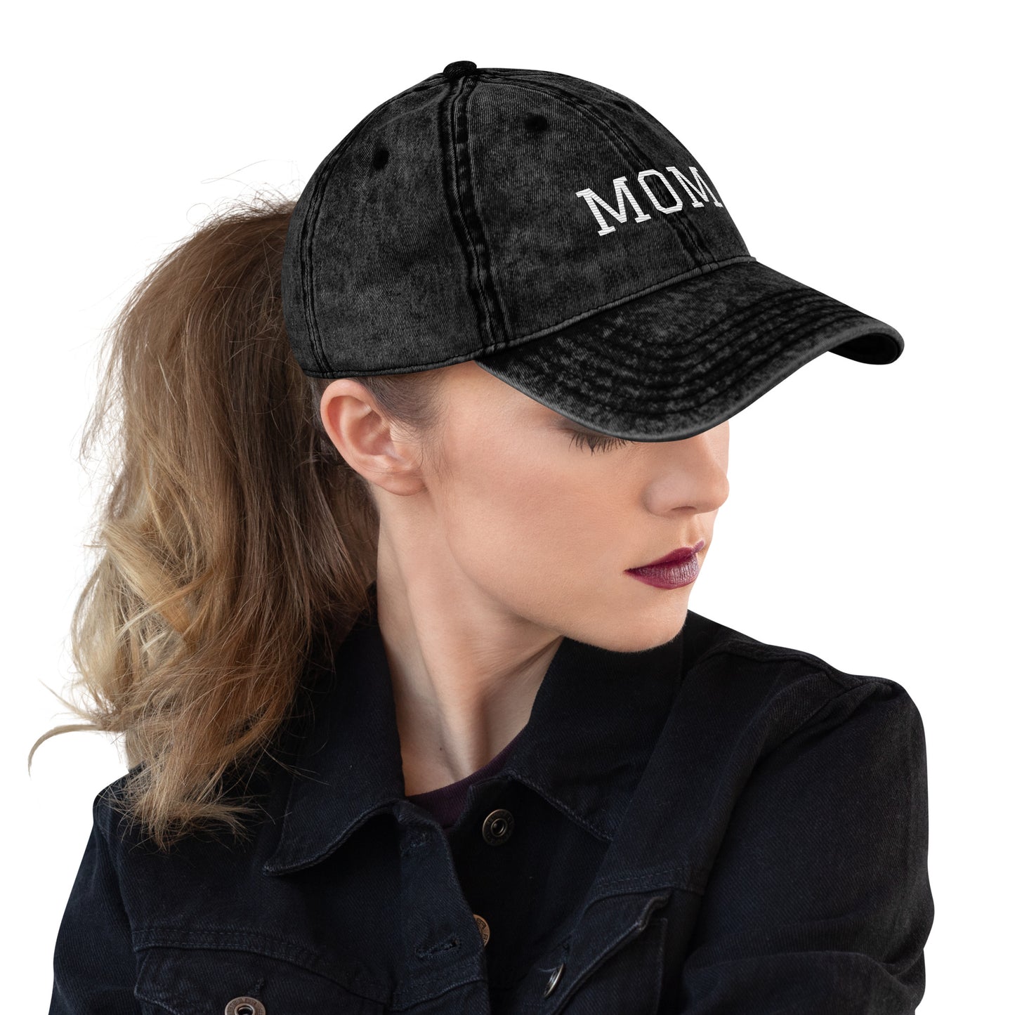 Vintage Cotton Twill Mom Cap By Caps Junction