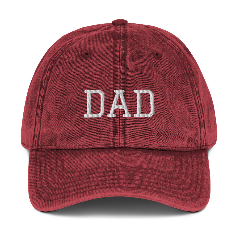 Vintage Cotton Twill Dad Cap By Caps Junction