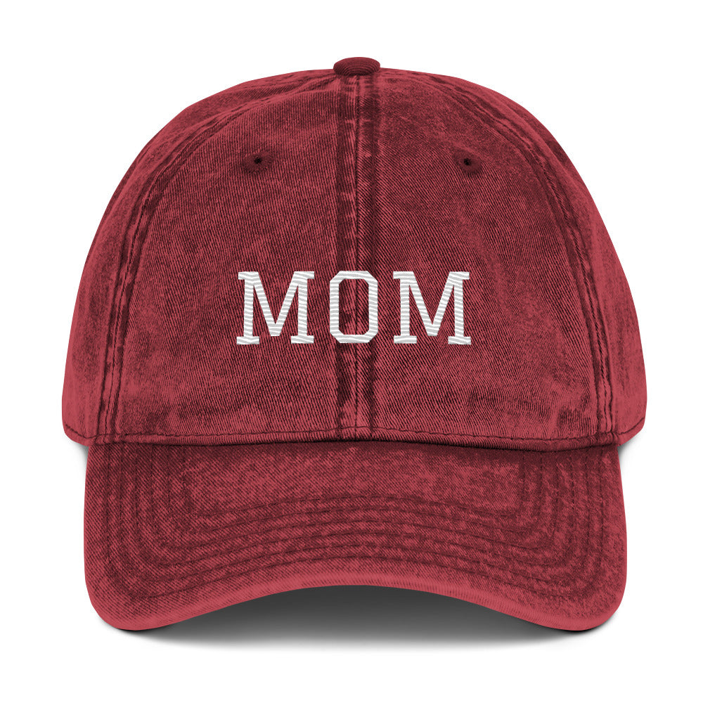 Vintage Cotton Twill Mom Cap By Caps Junction