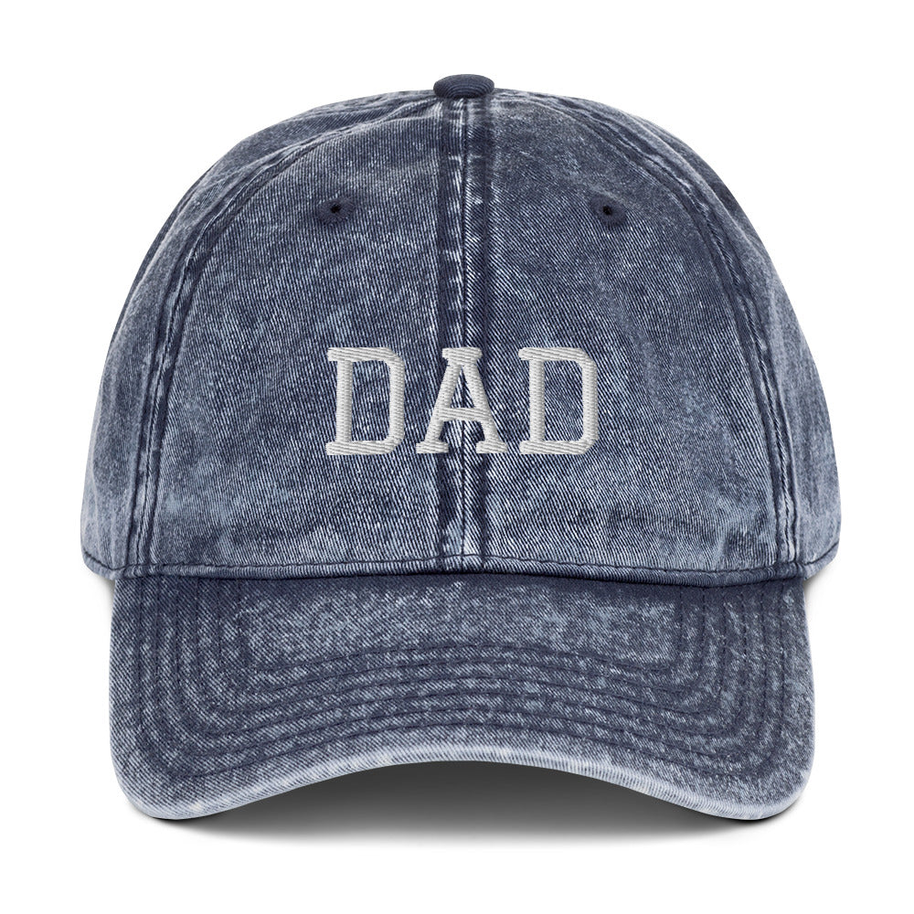 Vintage Cotton Twill Dad Cap By Caps Junction