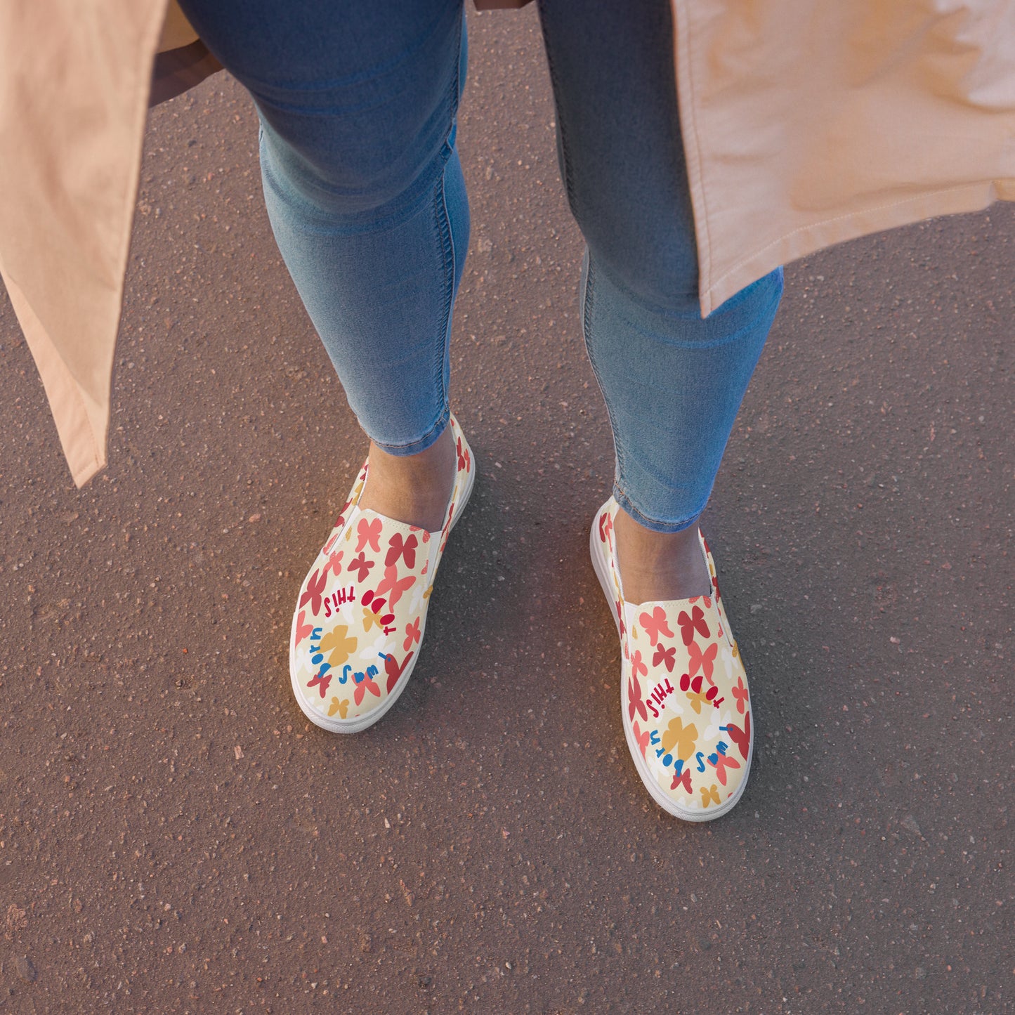 I was Born To Do This Women’s Slip-on Canvas Shoes